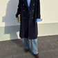 Pure wool blue coat