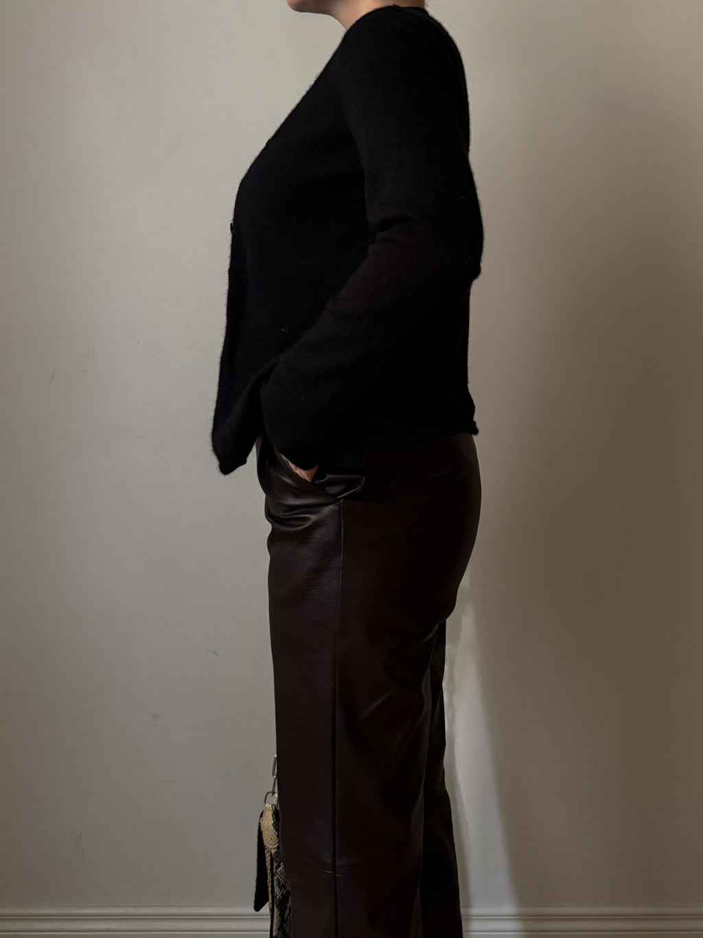 Pure cashmere black twin set