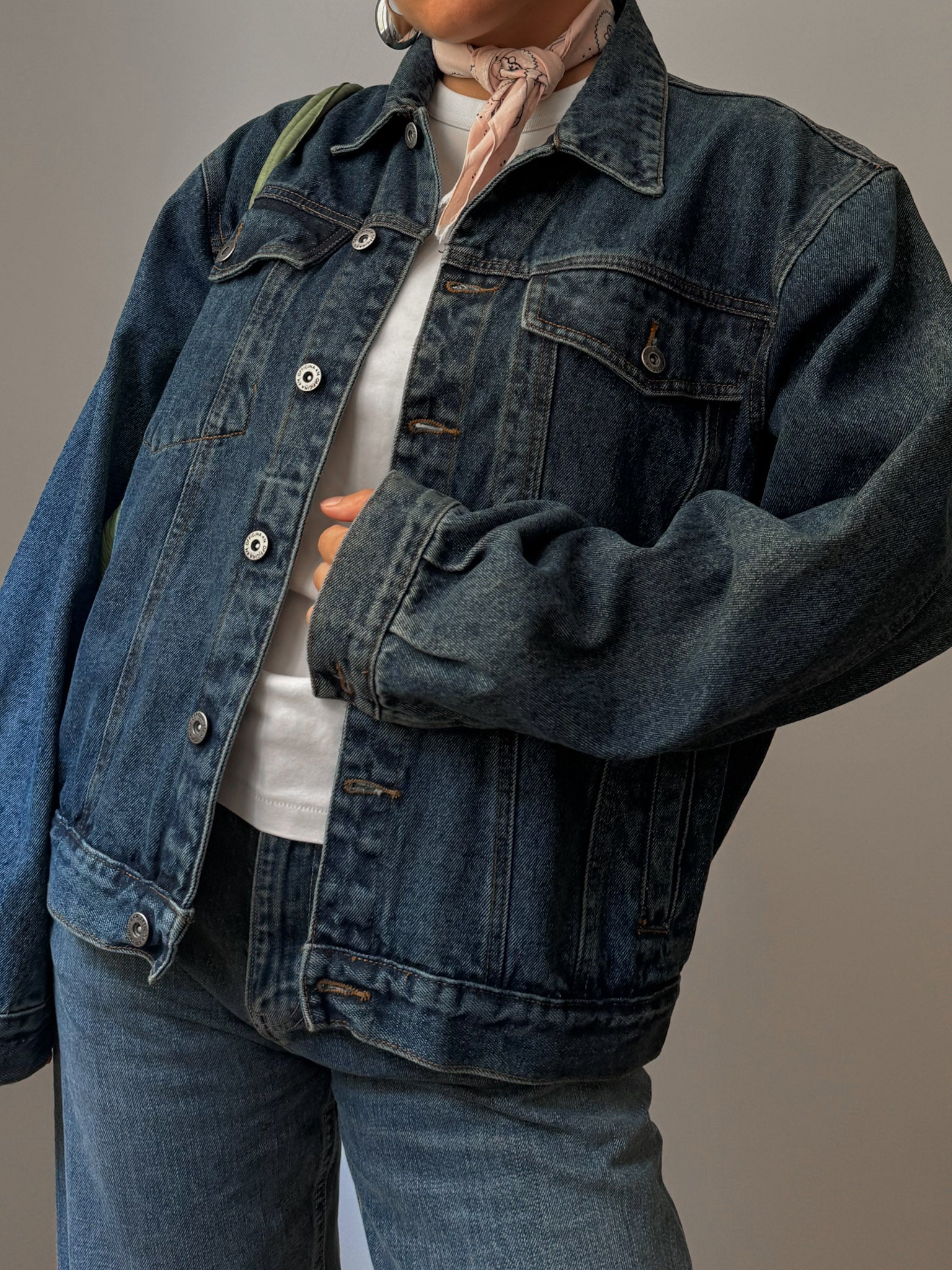 Denim cotton blue jacket