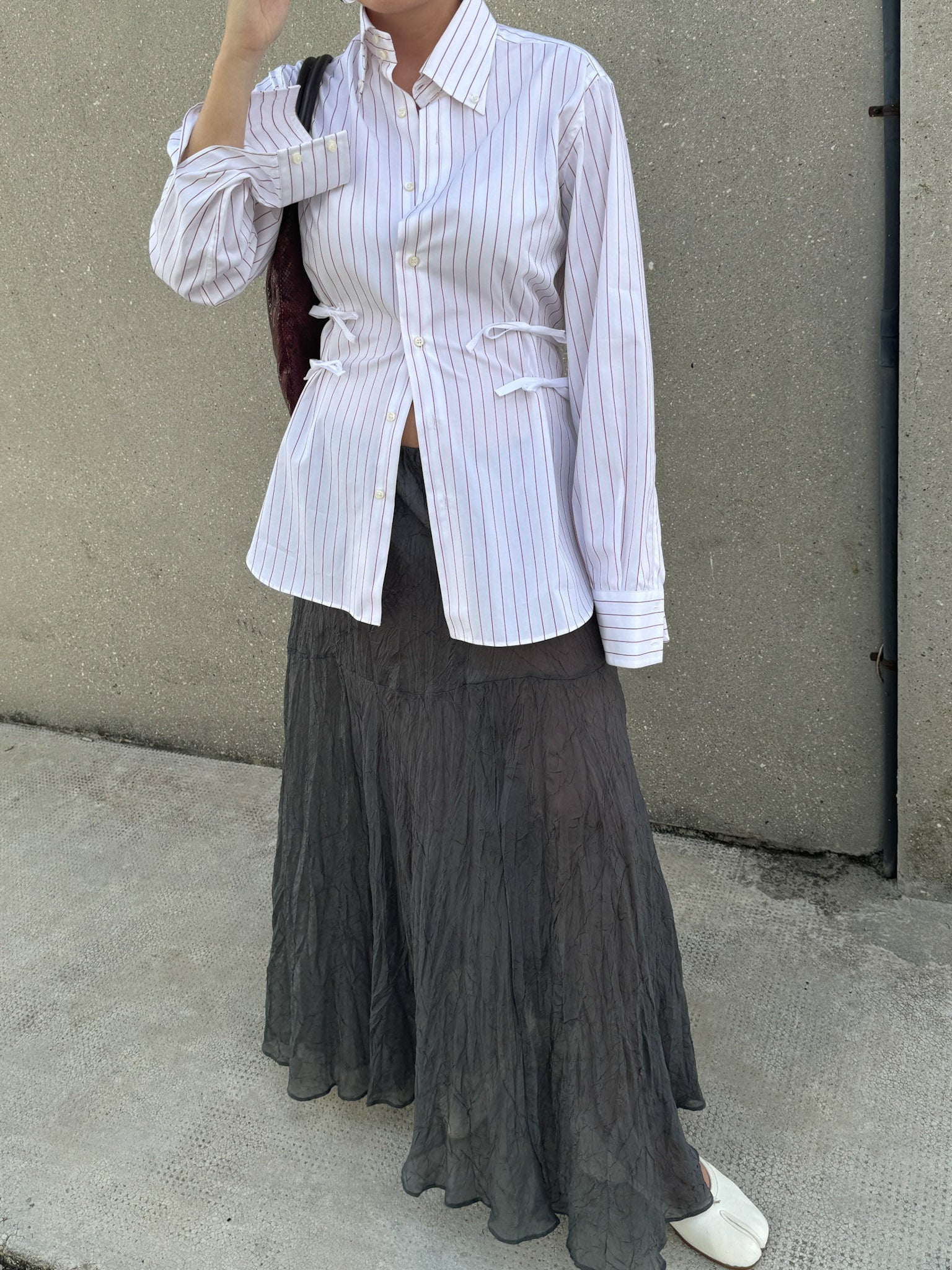 Isotta striped cotton