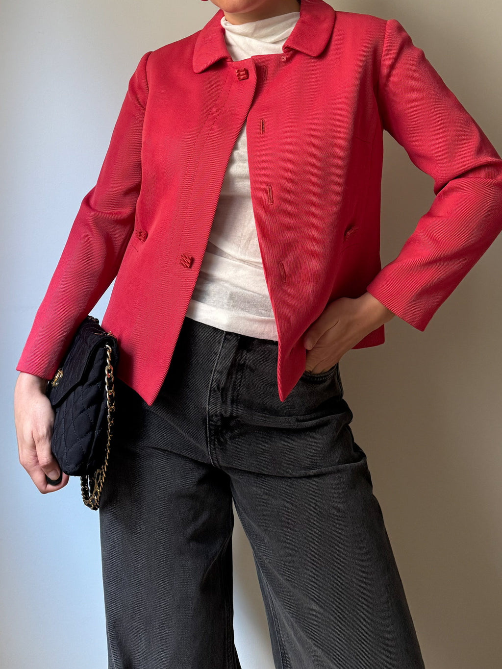 Pure wool strawberry jacket