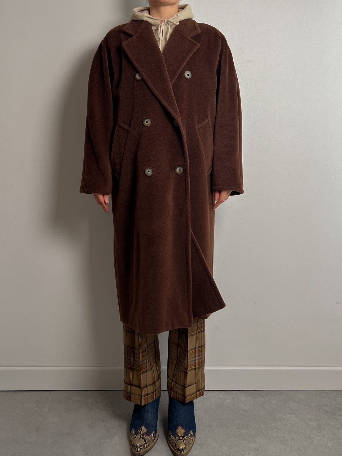 Max Mara 101801 brown icon coat