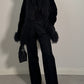 Fake shearling and mongolian coat