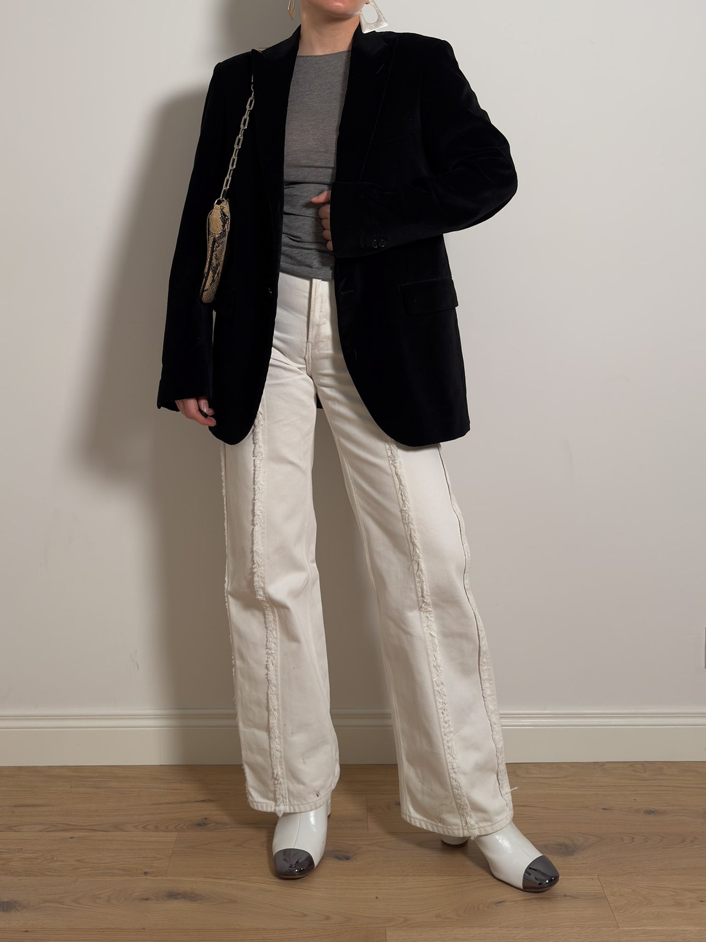 Velvet black blazer