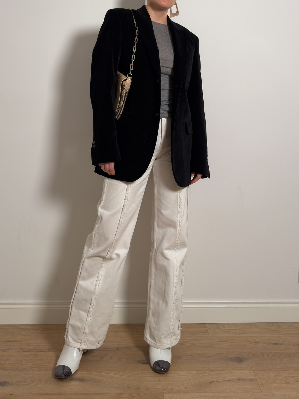 Velvet black blazer