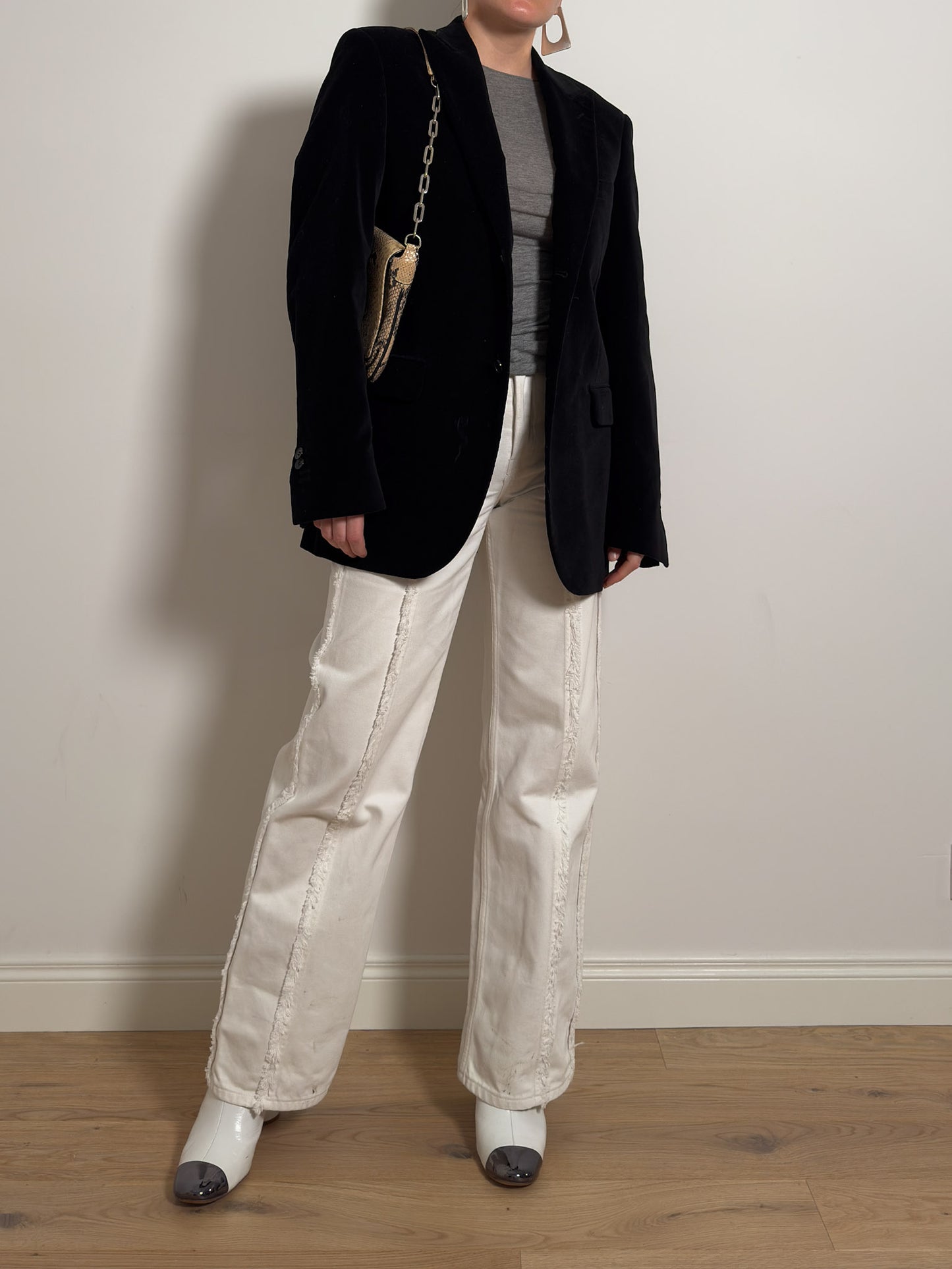 Velvet black blazer