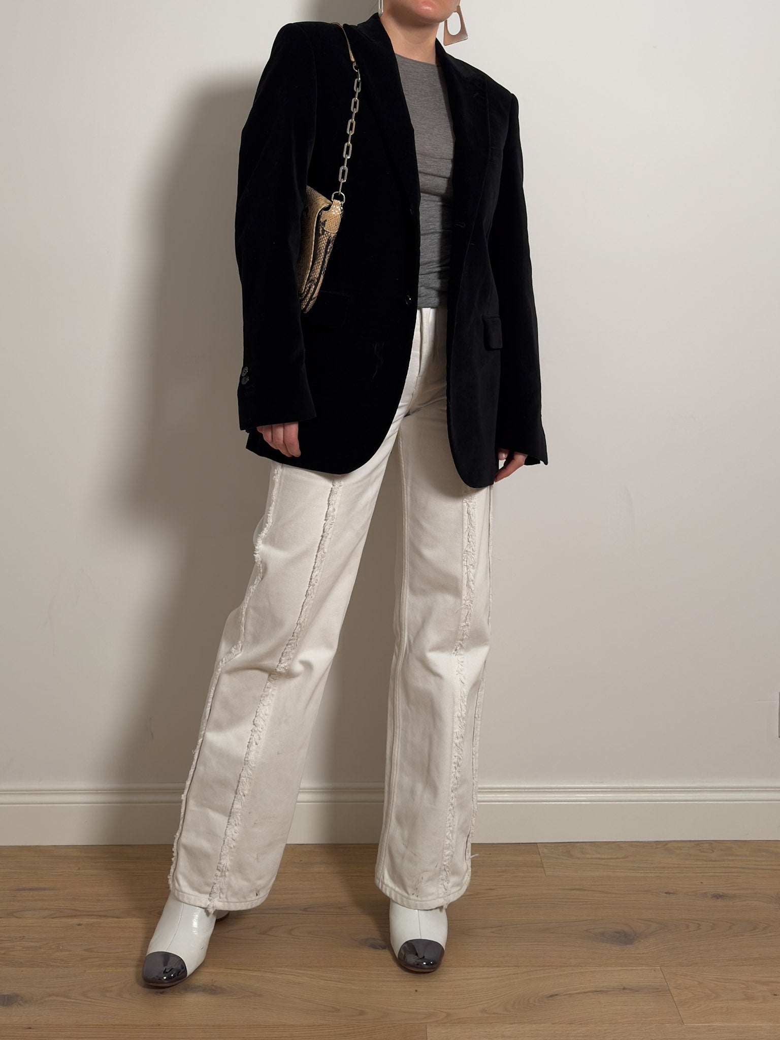 Velvet black blazer