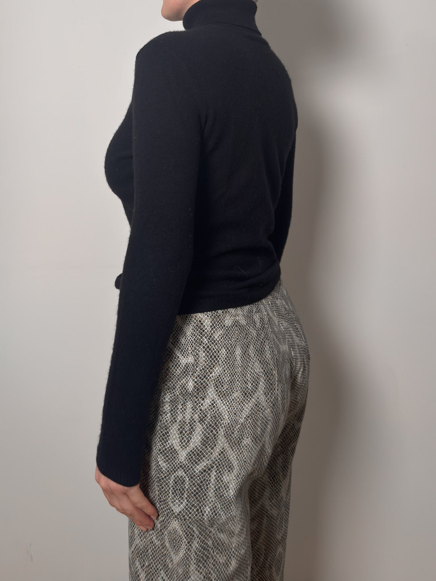Pure cashmere turtleneck pull