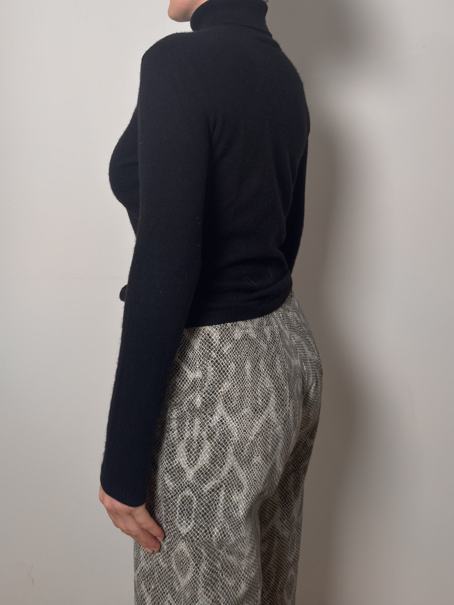 Pure cashmere turtleneck pull