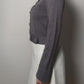 Pure merino wool grey cardigan