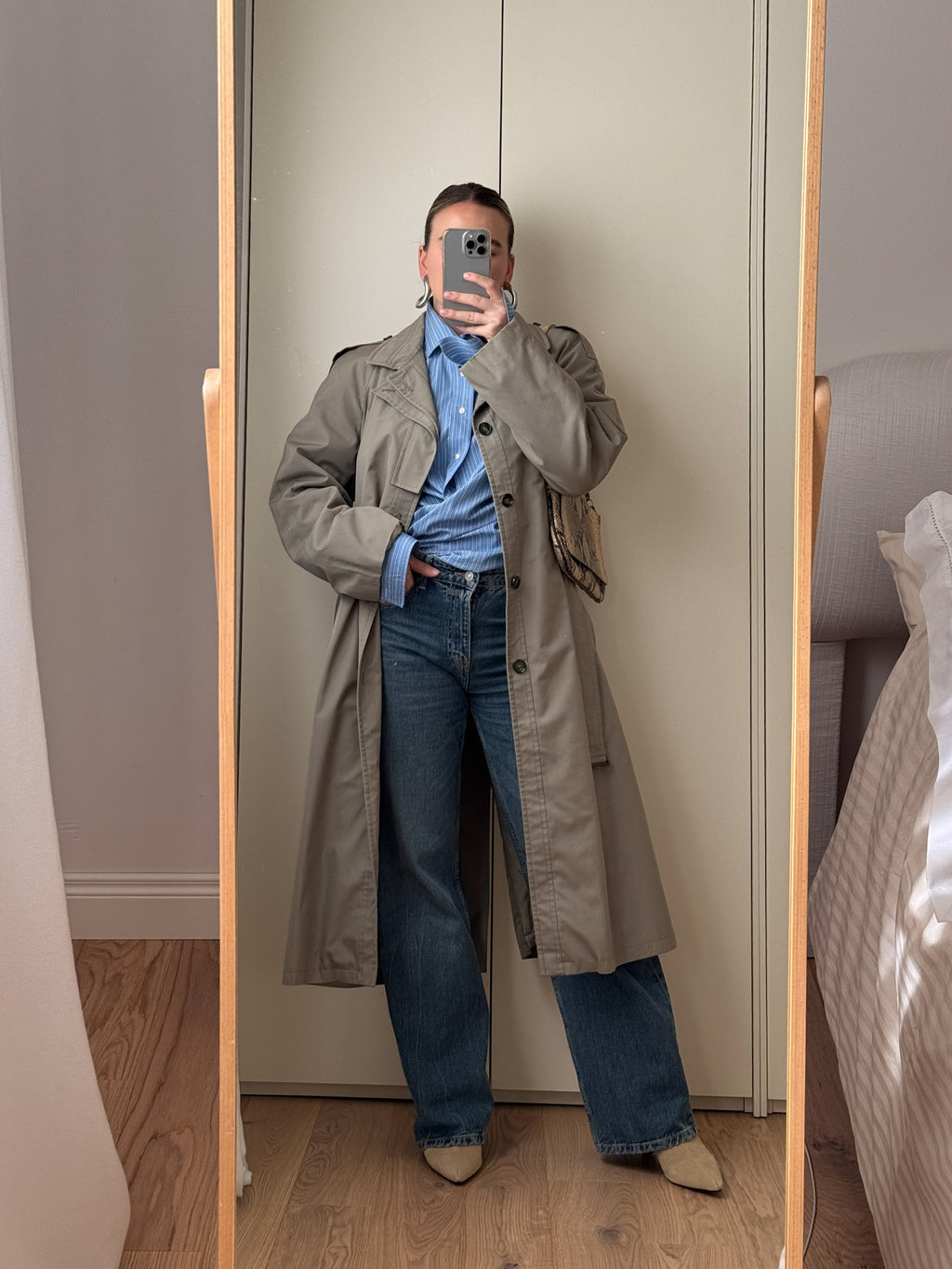 Classic long trench