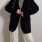 Velvet black blazer