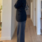 Brando black wool