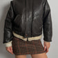 Aviator bomber jacket