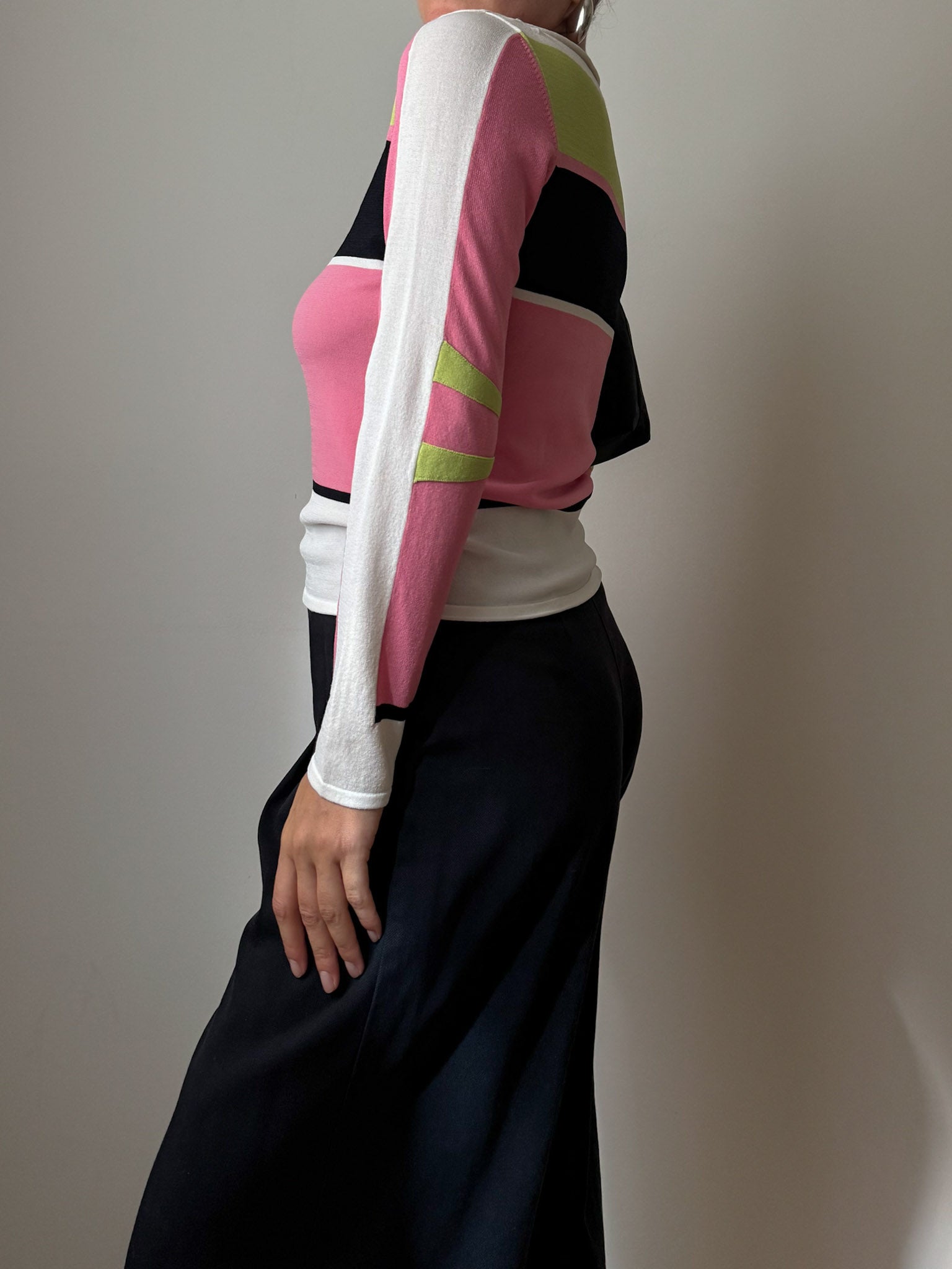 Viscose blend y2k top