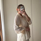Pure silk ivory shirt