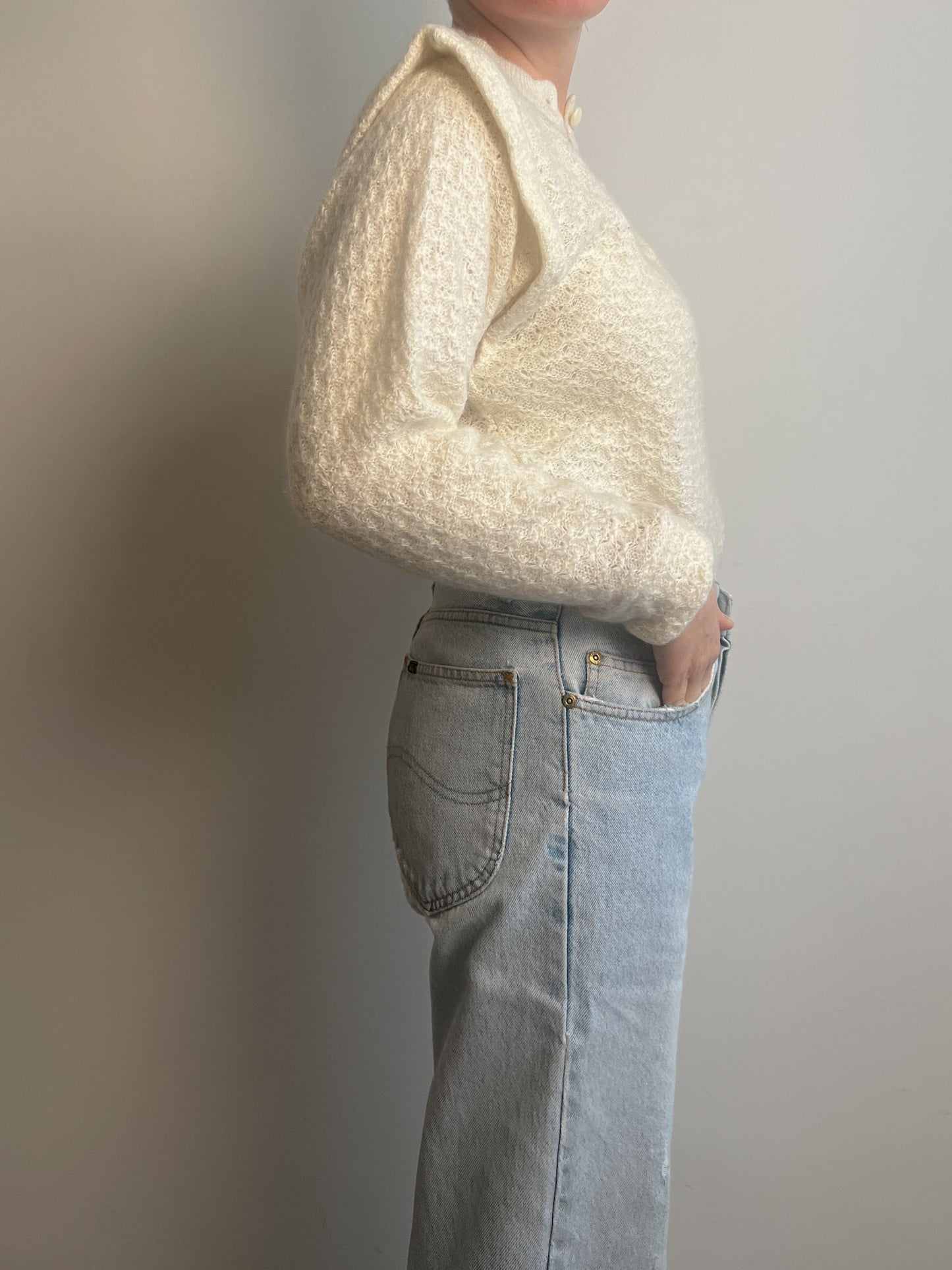 Wool and mohair sweater