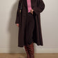 Pierre Cardin pure wool chocolate coat