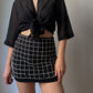 Pure silk black blouse