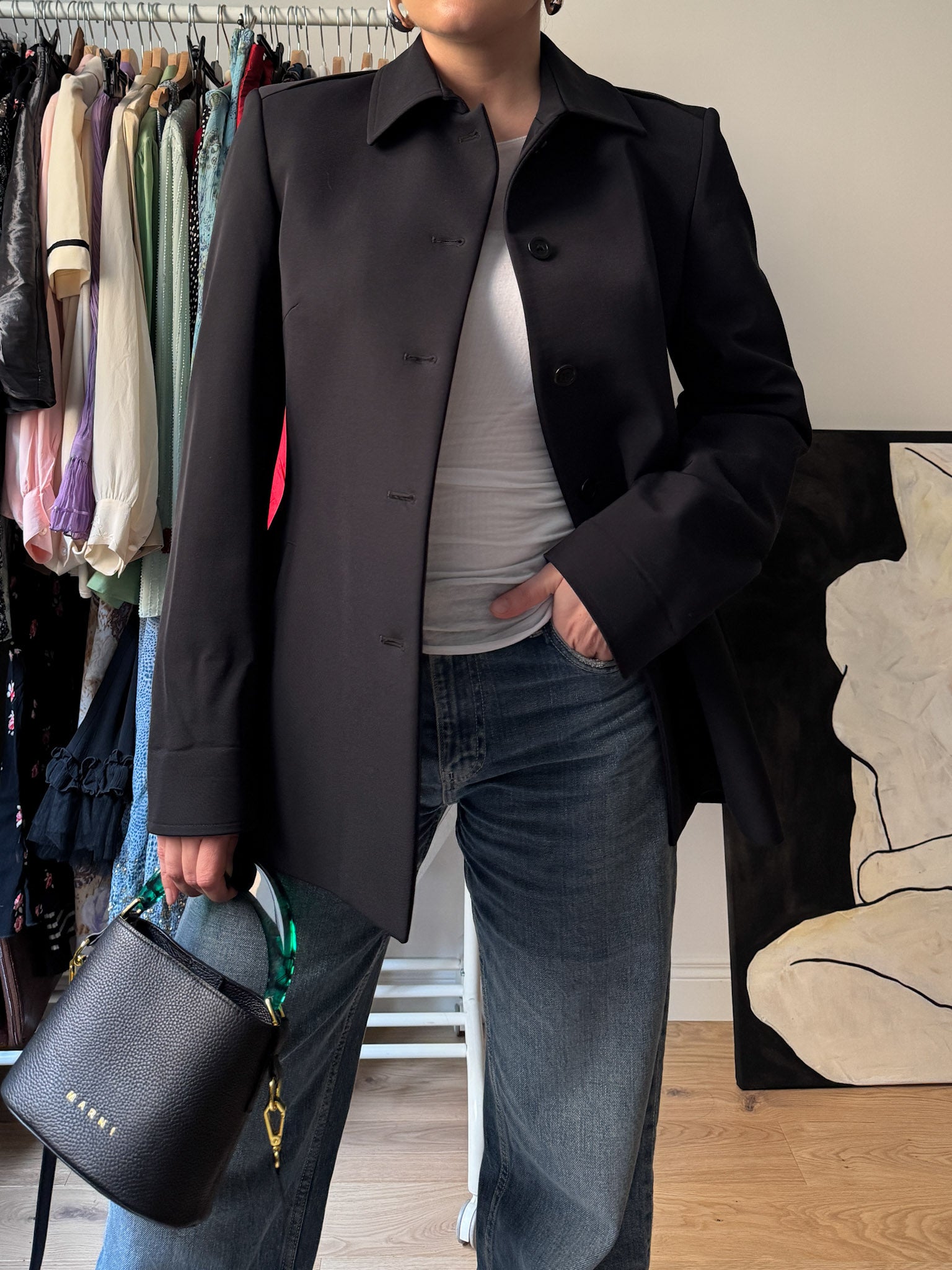 Made in Italy dark blue jacket