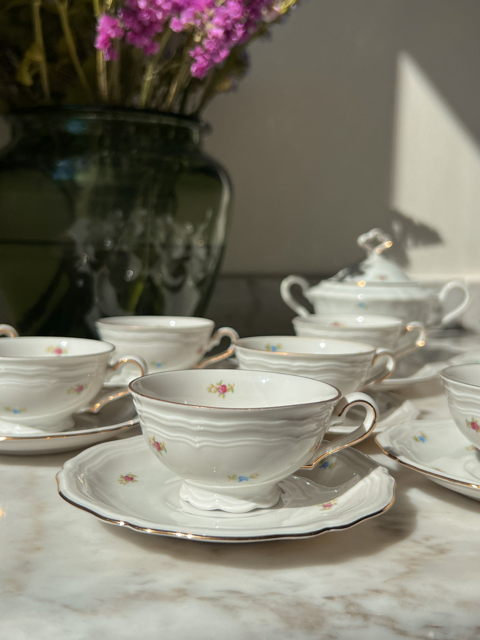 Servizio da caffè in porcellana bavarese