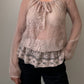 Pure silk sheer blouse