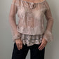 Pure silk sheer blouse