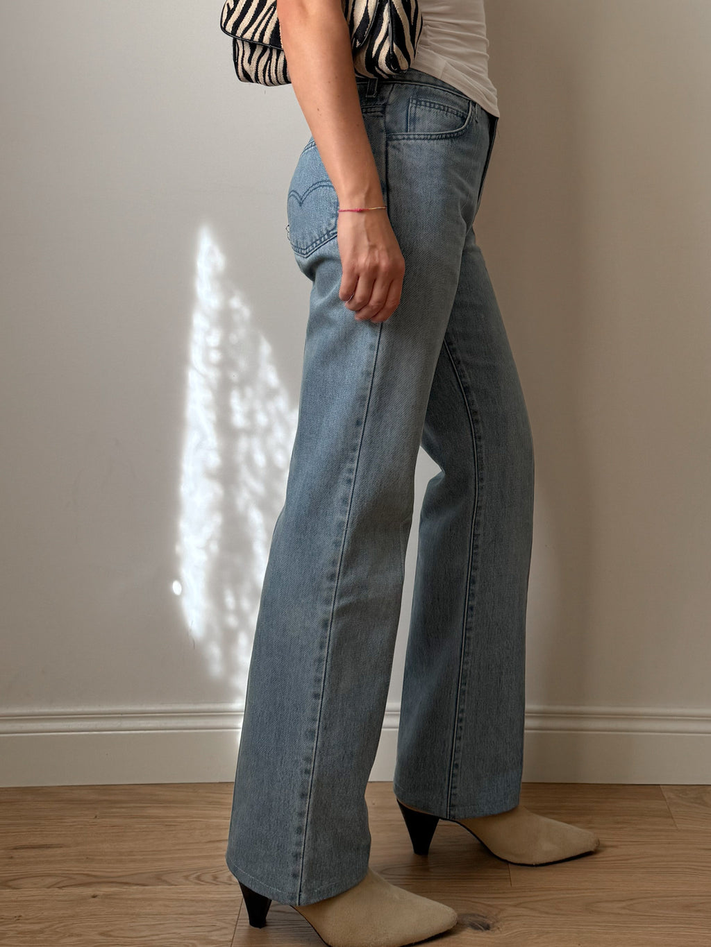 Levi's denim blue jeans
