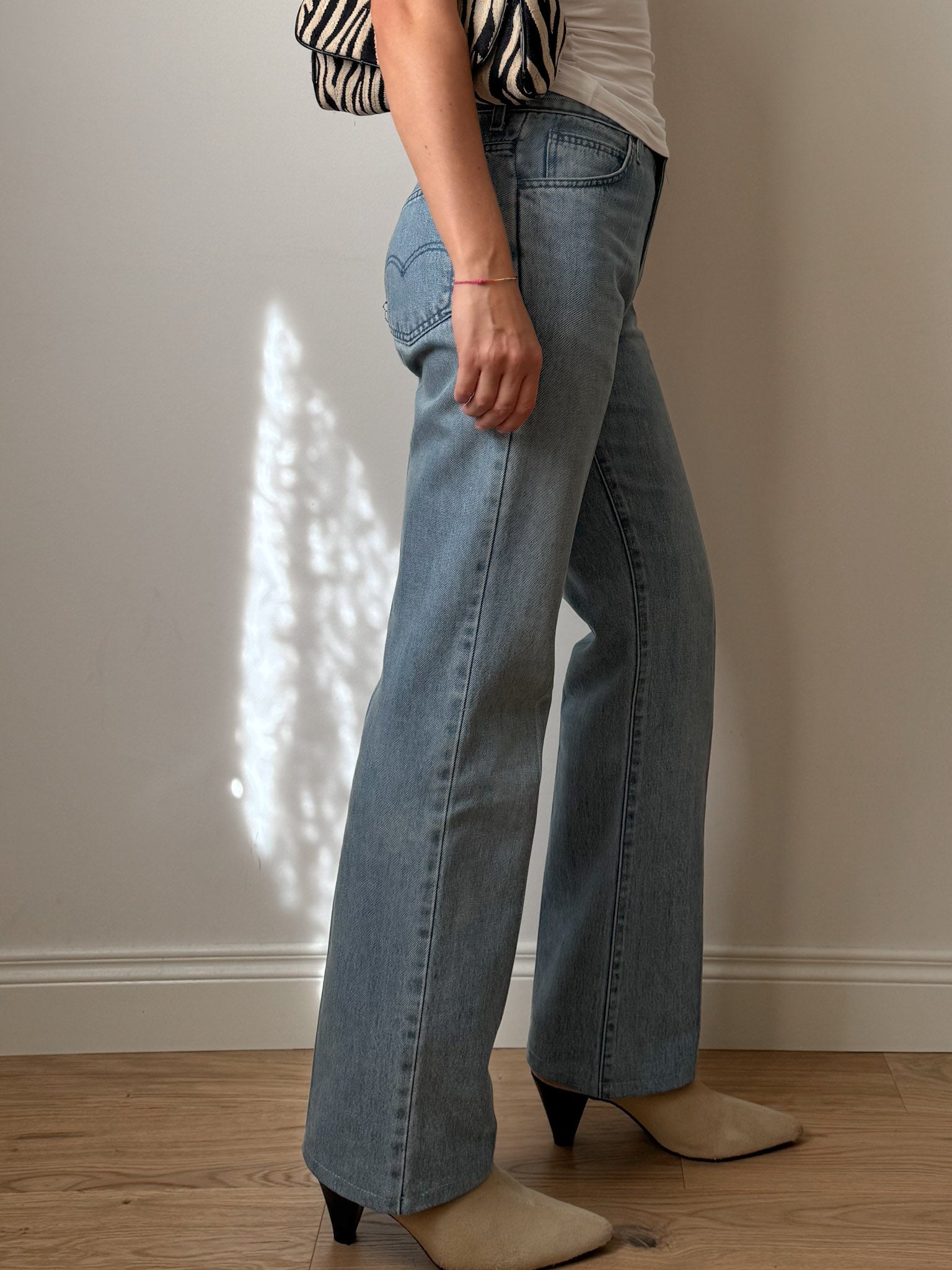 Levi's denim blue jeans