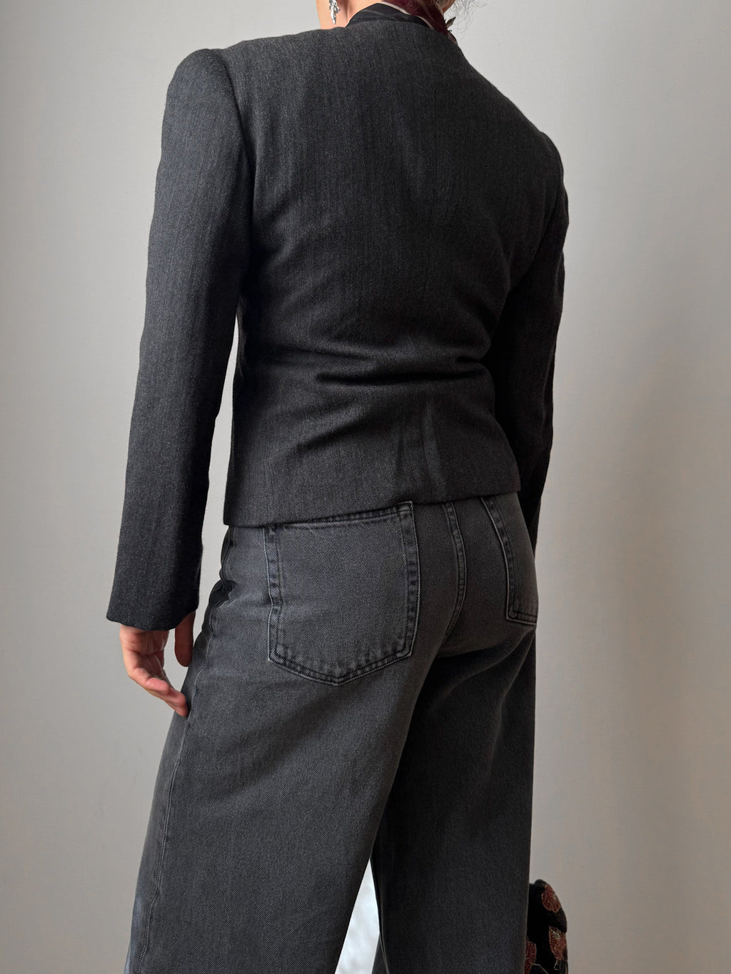 Pure wool grey jacket
