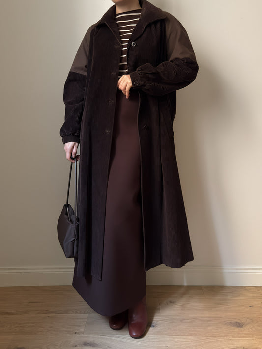 Velvet chocolate coat