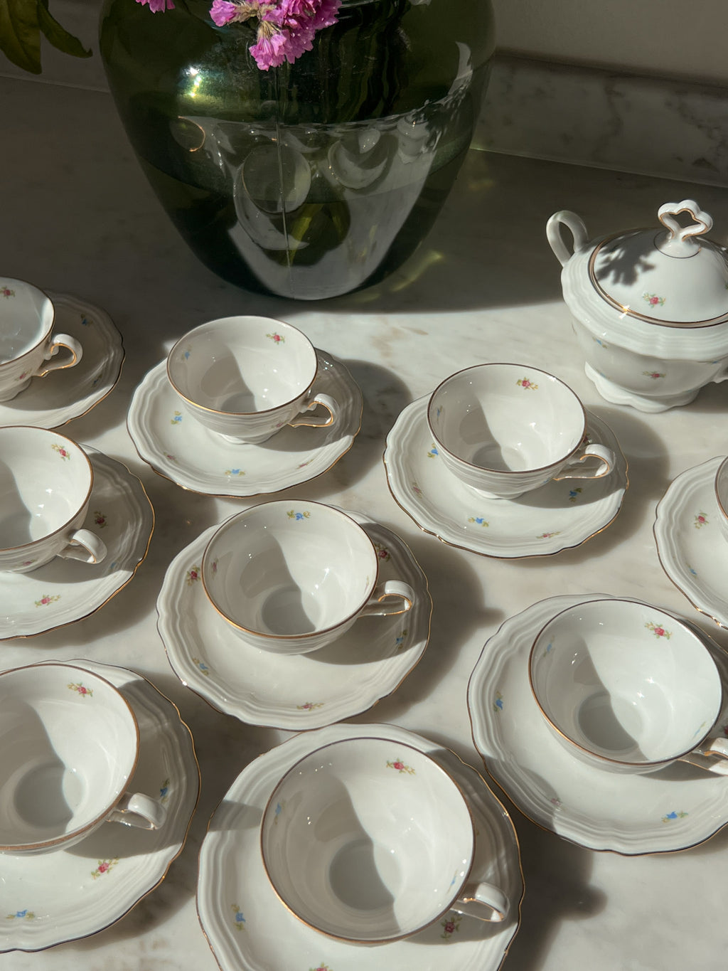 Servizio da caffè in porcellana bavarese