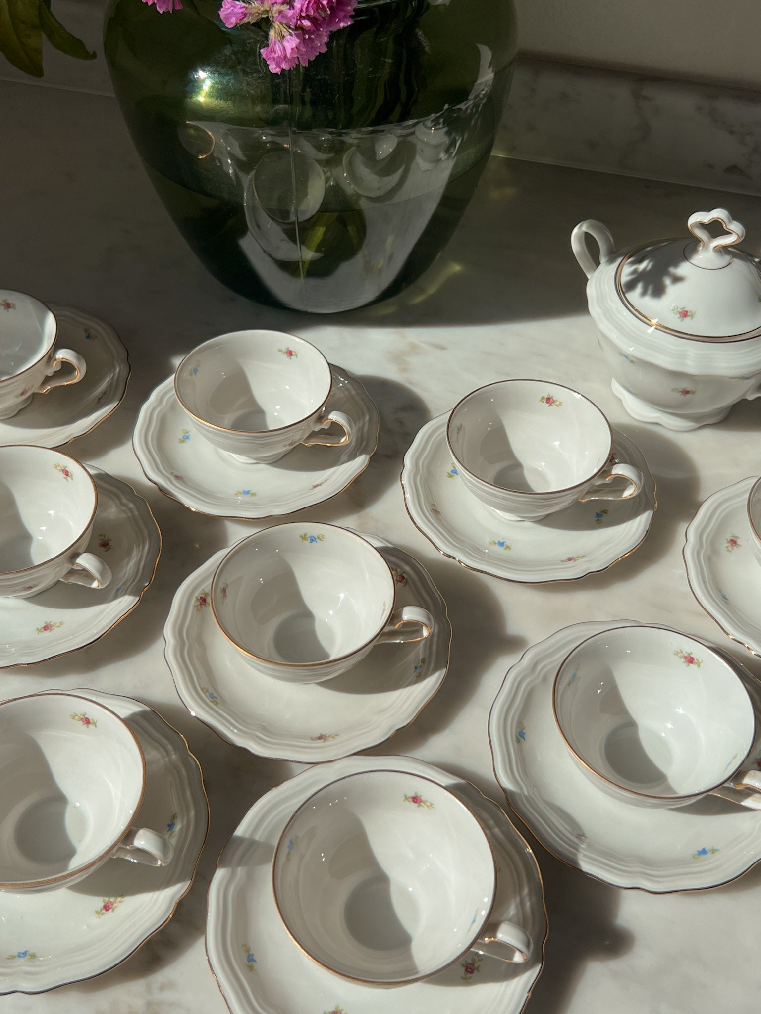 Servizio da caffè in porcellana bavarese