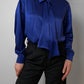 Cacharel electric blue blouse