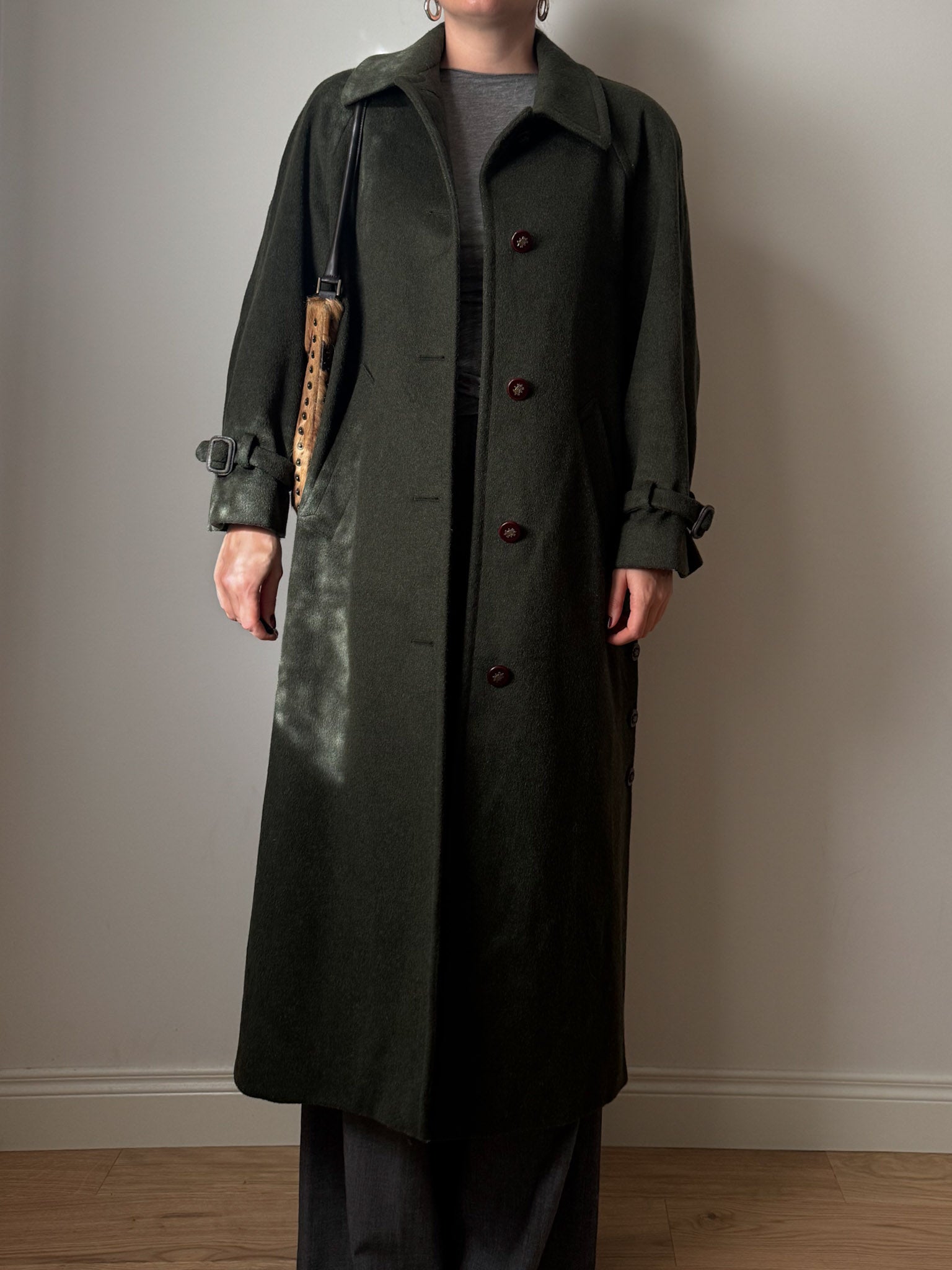 Classic Loden green coat