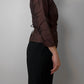 Pure silk brown blouse