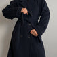 Pure wool blue long coat