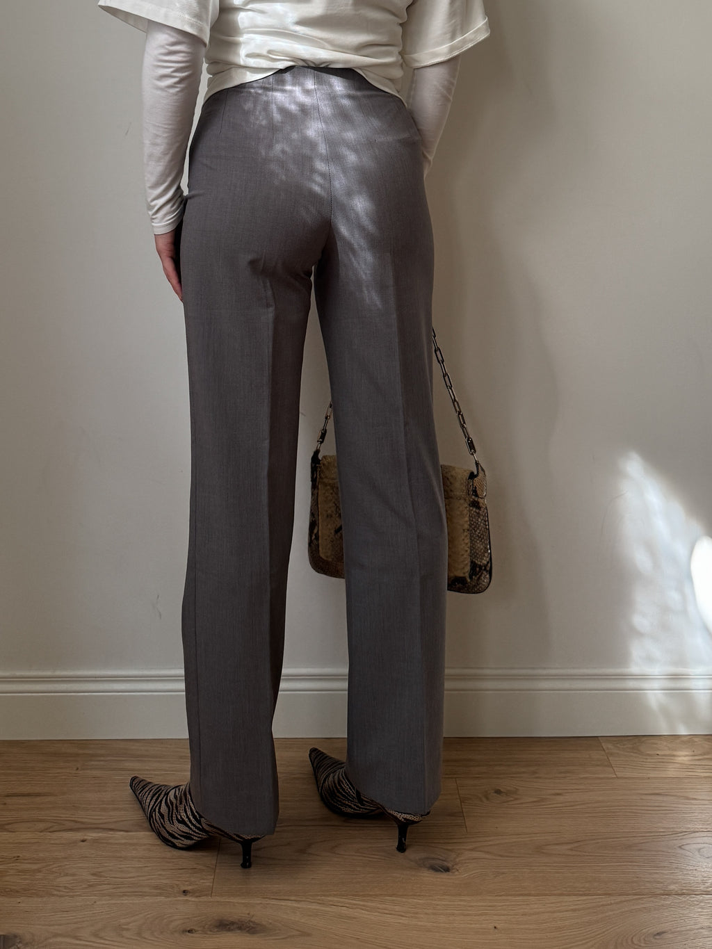 Viscose grey pants