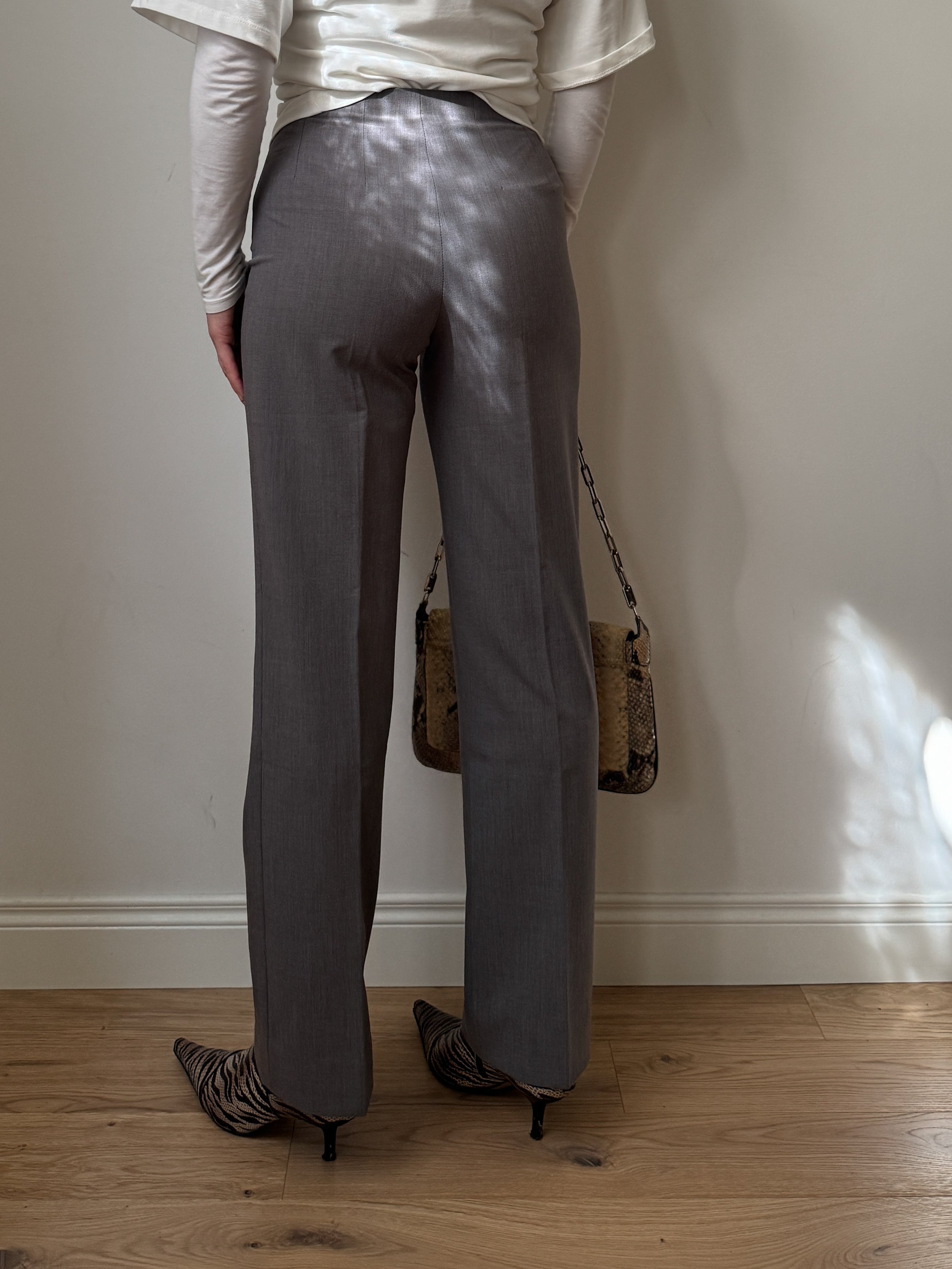 Viscose grey pants