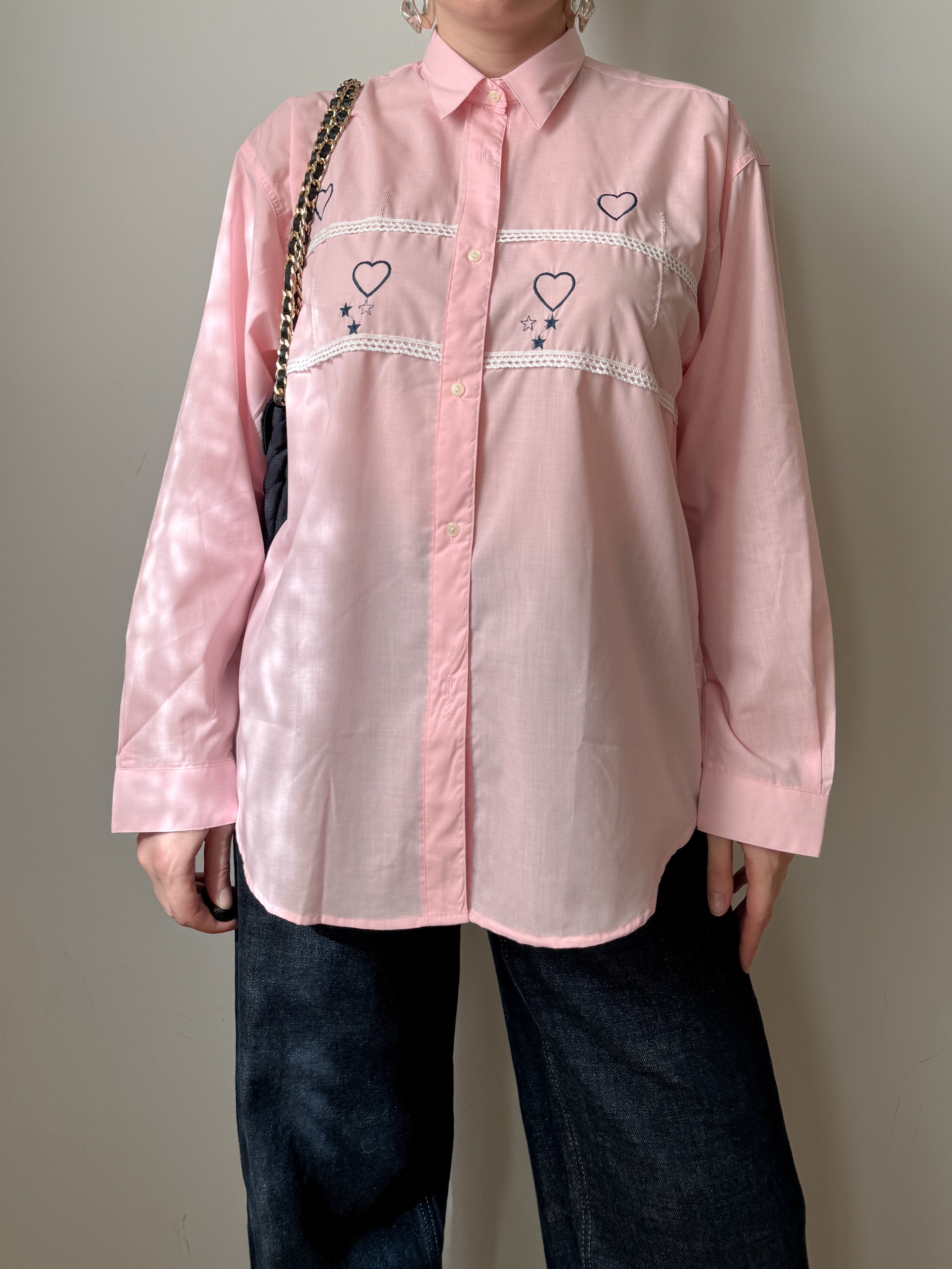 Pure cotton pink shirt