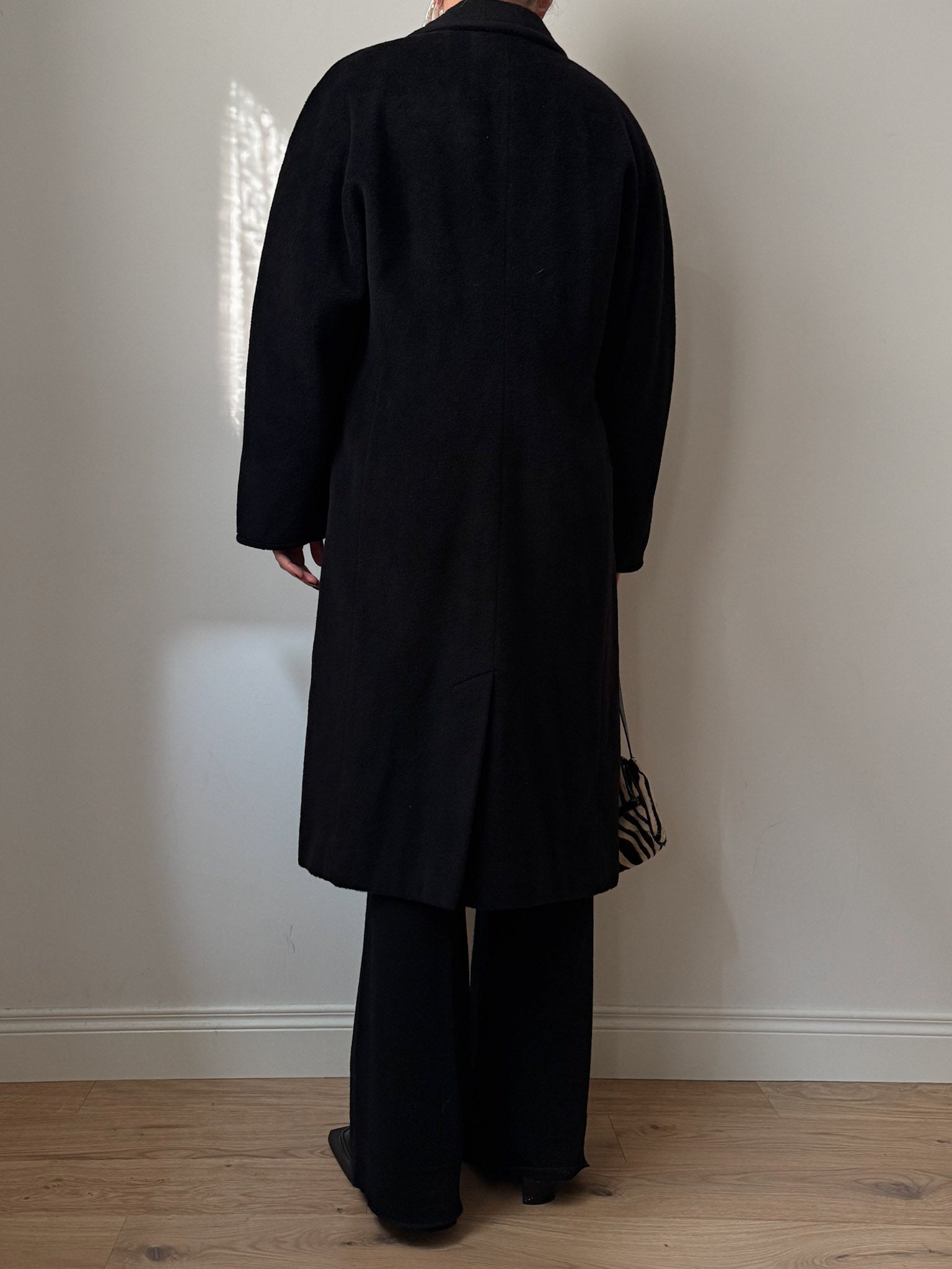 Max Mara 101801 black coat