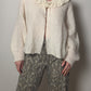 Wool blend ivory cardigan