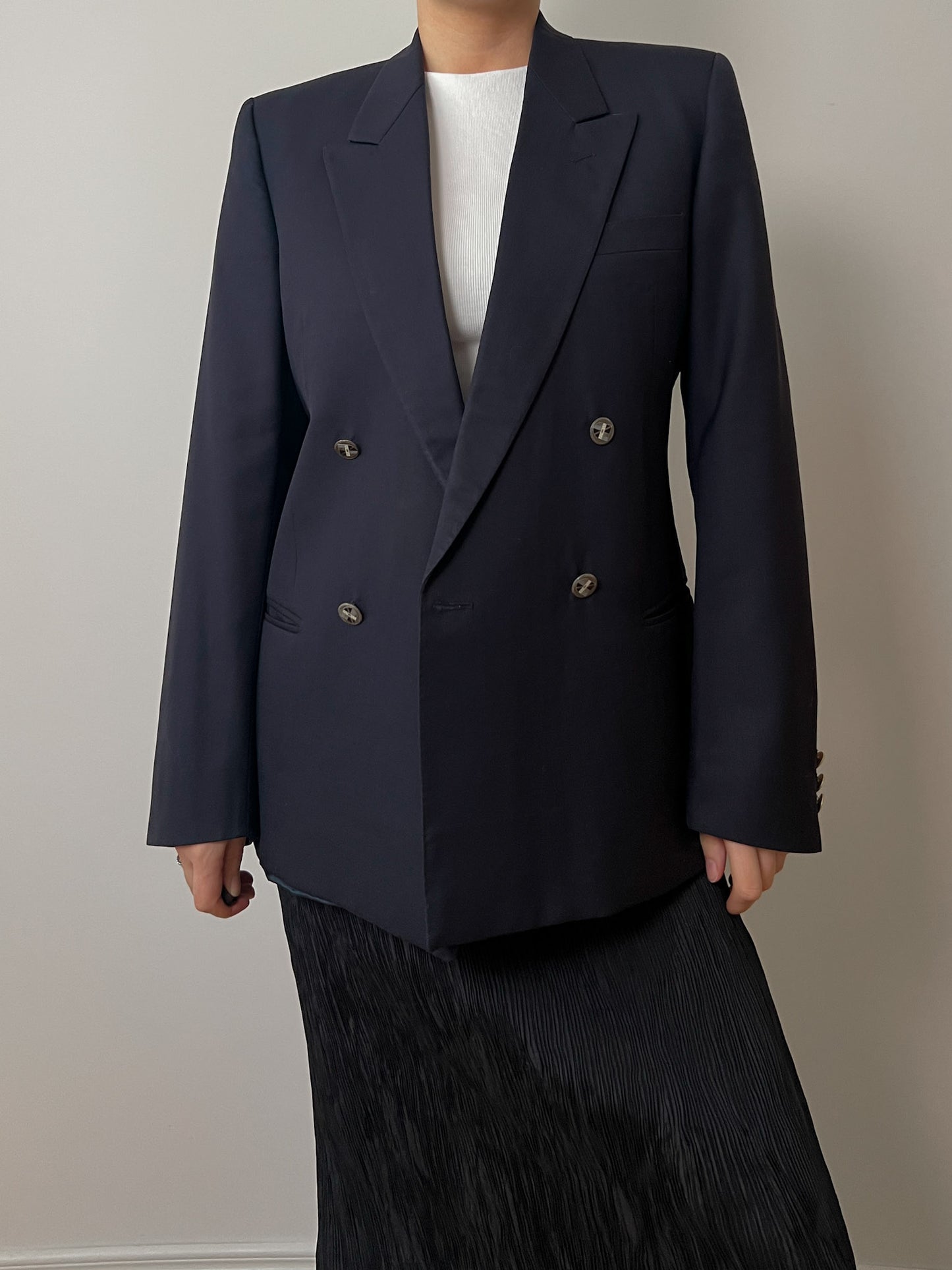 Pure virgin wool blue blazer