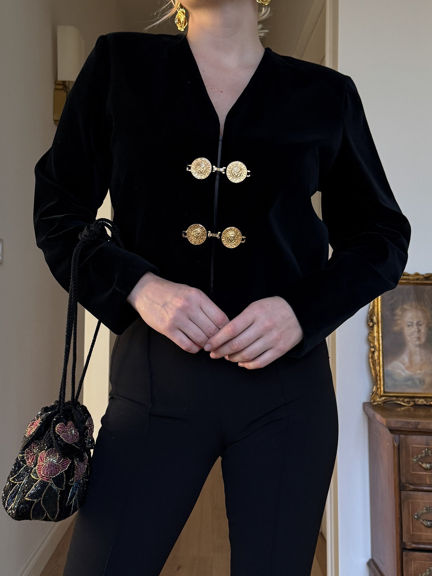 Velvet black jacket
