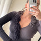 Roberto Cavalli grey cardigan