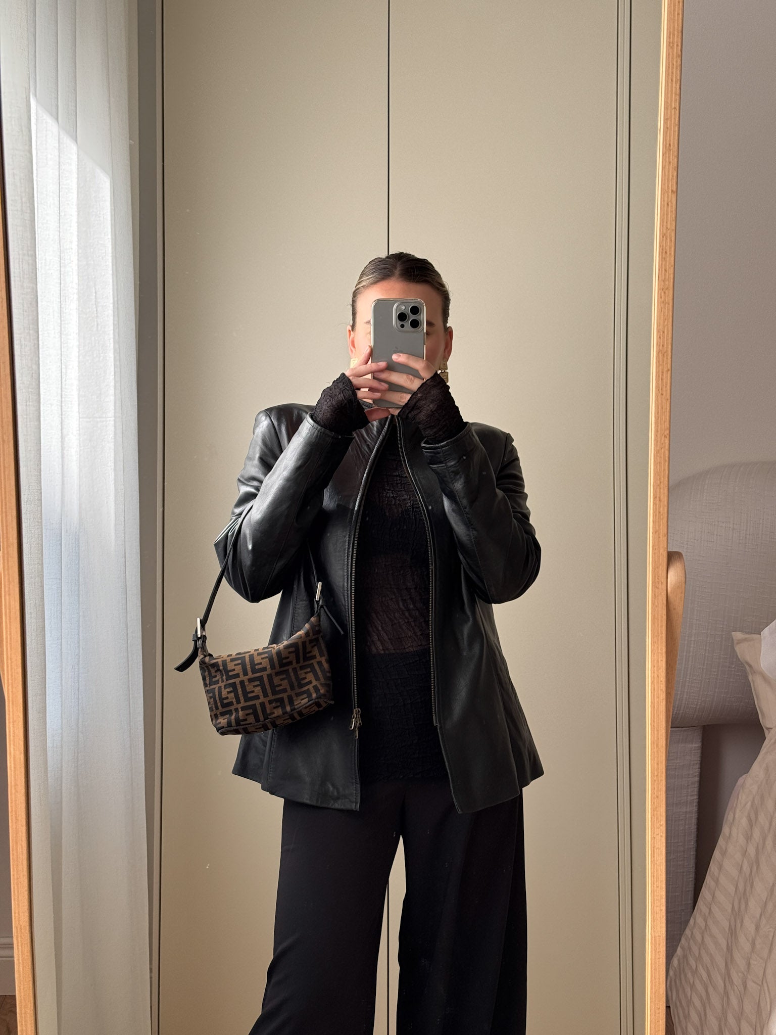 Genuin leather black jacket