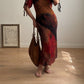 Pure viscose animalier dress