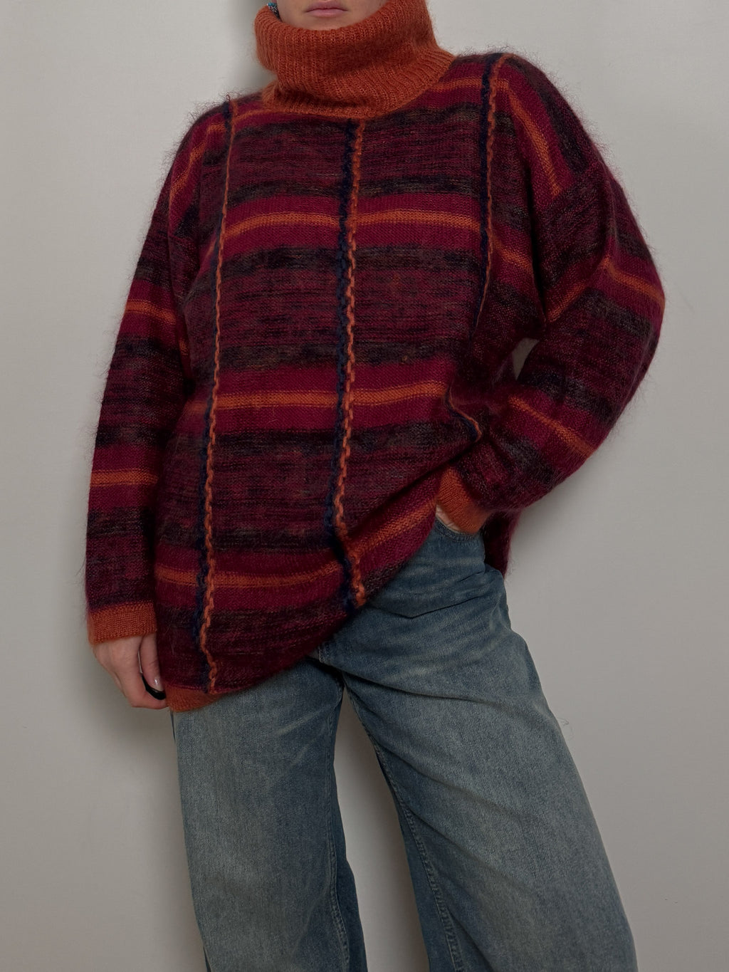 Superkid mohair and wool pull