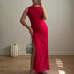 Embroidered strawberry dress