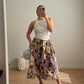 Pure cotton floral skirt